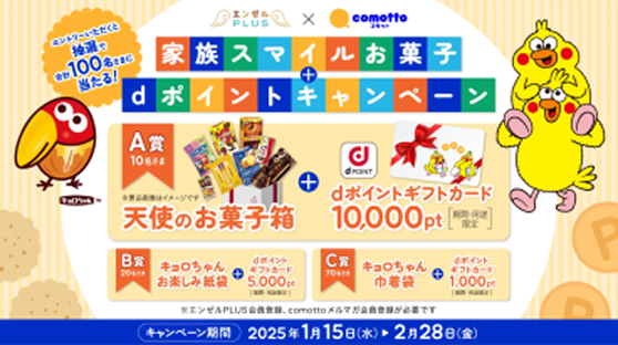 家族スマイルお菓子dポイントキャンペーン
