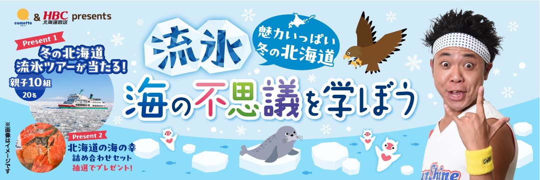北海道「流氷」の不思議をオンラインで学ぼう！